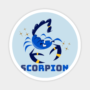 scorpion bleu style best seller Magnet